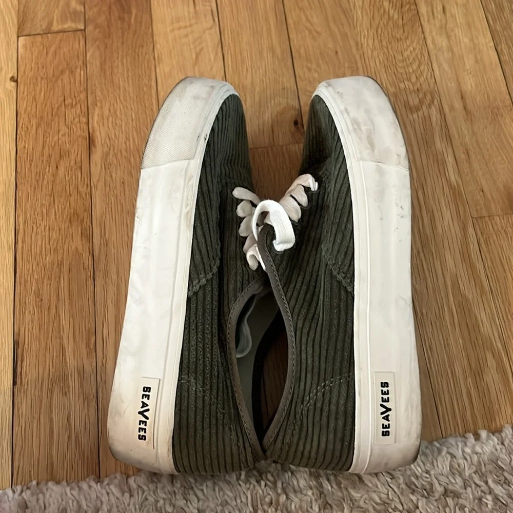 SeaVees Women's Legend Platform Sneaker In Burnt Olive - Picture 6 of 8